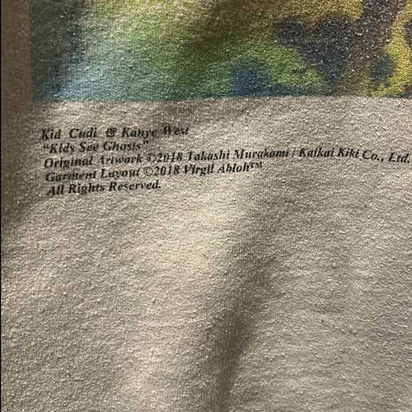 Gildan Kayne West X Takashi Murakami X KidCudi KIDS SEE GHOSTS Hoodie Merch2018 - Picture 9 of 16